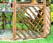 GAZEBOS: WOODEN GAZEBOS and MAINTENANCE FREE GAZEBOS - Balustrade with diagonal rails