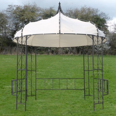 1st class value! Maintenance free Round Gazebo 121