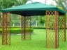 1st class value! Rectangular Hardwood Gazebo 137